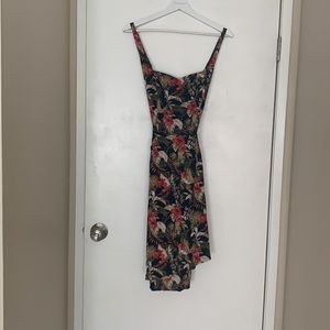 Hawaiian print floral dress